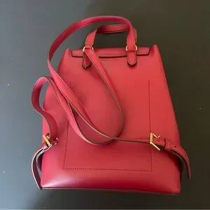 Ralph Lauren red cow leather backpack. Ralph Lauren | Bags | Ralph Lauren Red Cow Leather Backpack  main image 2